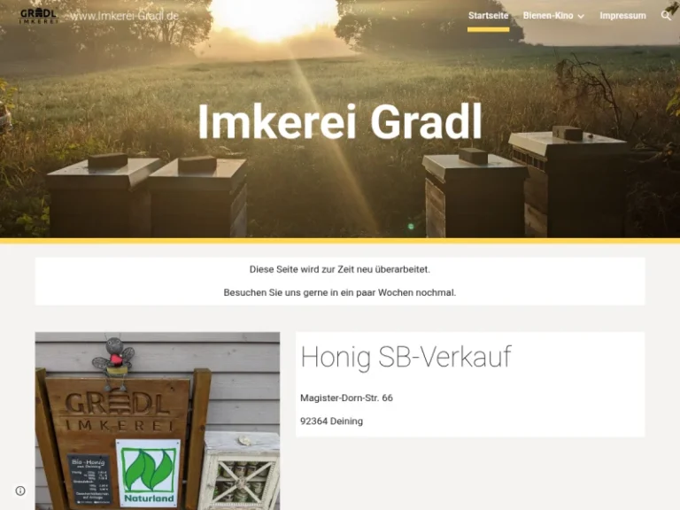 Imkerei Gradl - Bayern in Deining