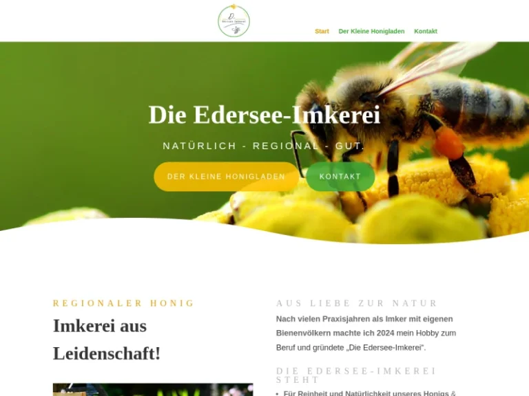 “ Die Edersee-Imkerei „ - Hessen in Waldeck