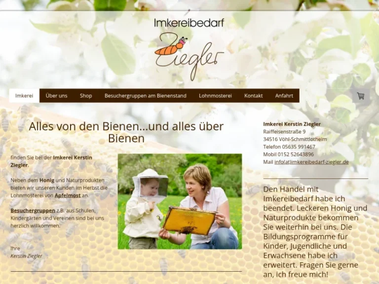 Imkereibedarf Ziegler - Hessen in Vöhl