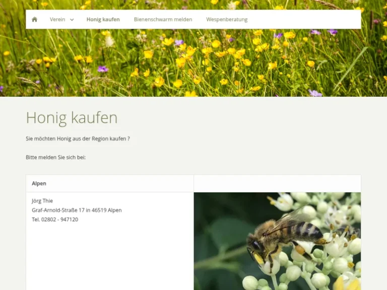 Niederrhein Imker Norbert Engelskirchen - Nordrhein-Westfalen in Sonsbeck