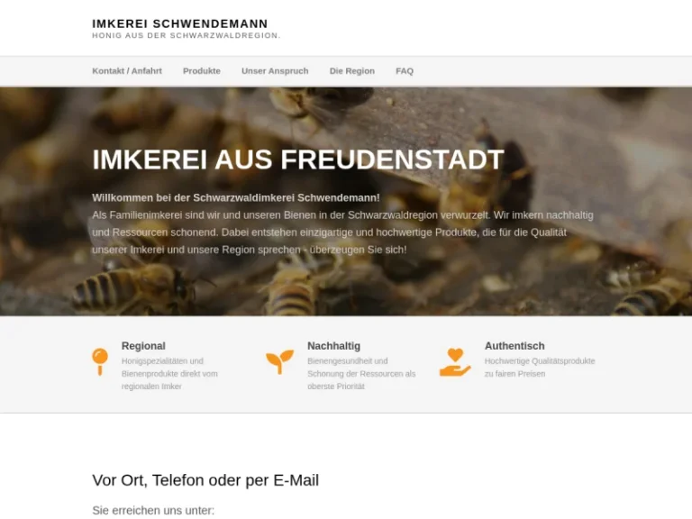 Imkerei Schwendemann - Baden-Württemberg in Freudenstadt