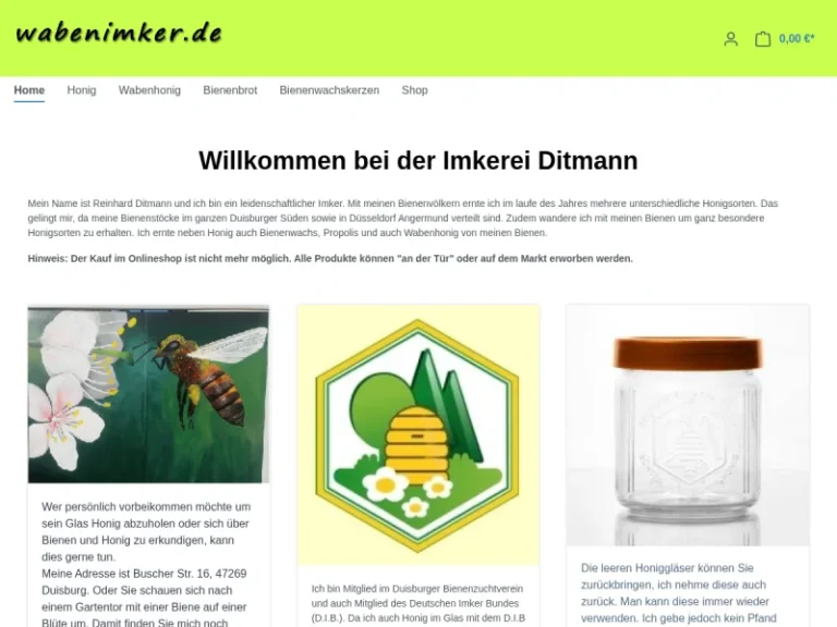 Imkerei Ditmann - Nordrhein-Westfalen in Duisburg