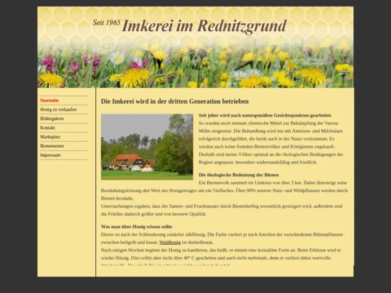 Imkerei im Rednitzgrund - Bayern in Stein