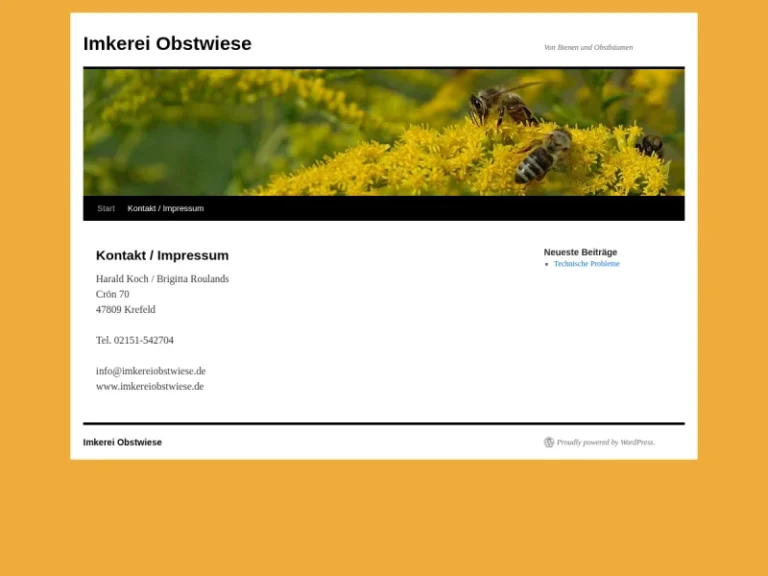 Imkerei Obstwiese - Nordrhein-Westfalen in Krefeld