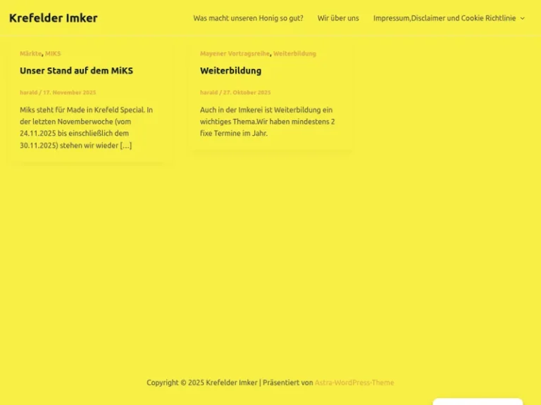 Krefelder Imker - Nordrhein-Westfalen in Krefeld