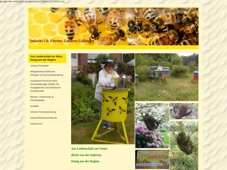 Heidedorfimkerei – Geldern – Lüllingen- Christiane Förster - Nordrhein-Westfalen in Geldern