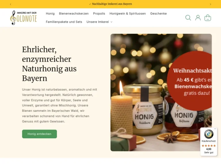 Imkerei mit der Goldnote - Bayern in Röhrnbach