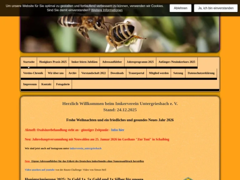 Imkerverein Untergriesbach e.V. - Bayern in Untergriesbach