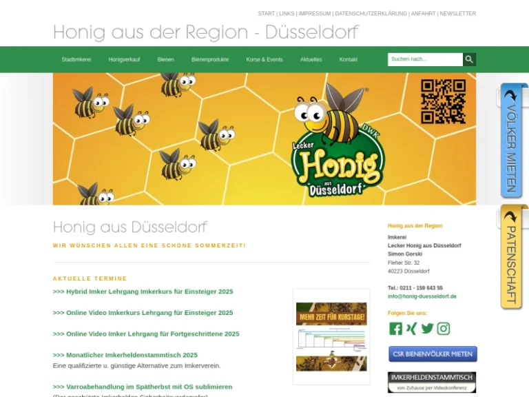 Imkerei Lecker Honig aus Düsseldorf - Nordrhein-Westfalen in Düsseldorf