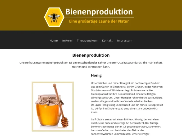Bienenproduktion - Schleswig-Holstein in Elmenhorst