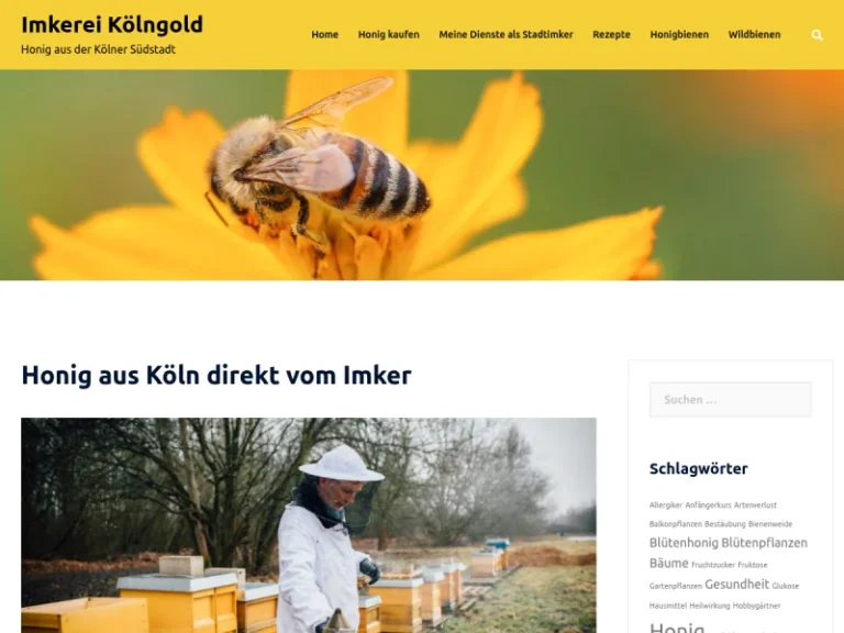 Imkerei Kölngold Honig Imkerkurse mit Dr. Pia Aumeier - Nordrhein-Westfalen in Köln