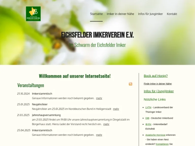 Eichsfelder Imkerverein e.V. - Thüringen in Leinefelde-Worbis