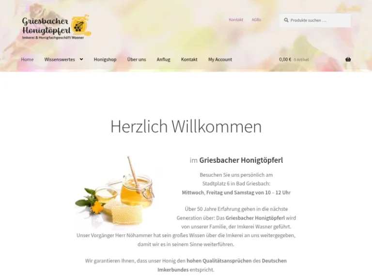 Griesbacher Honigtöpferl - Bayern in Bad Griesbach im Rottal