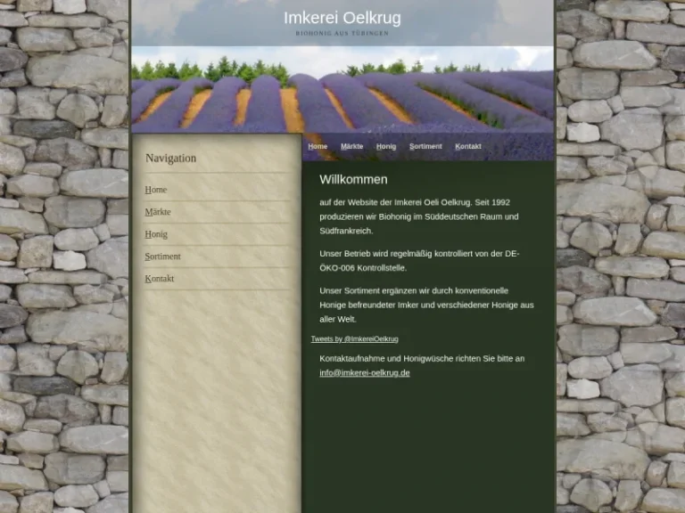 Imkerei Oeli Oelkrug - Baden-Württemberg in Tübingen