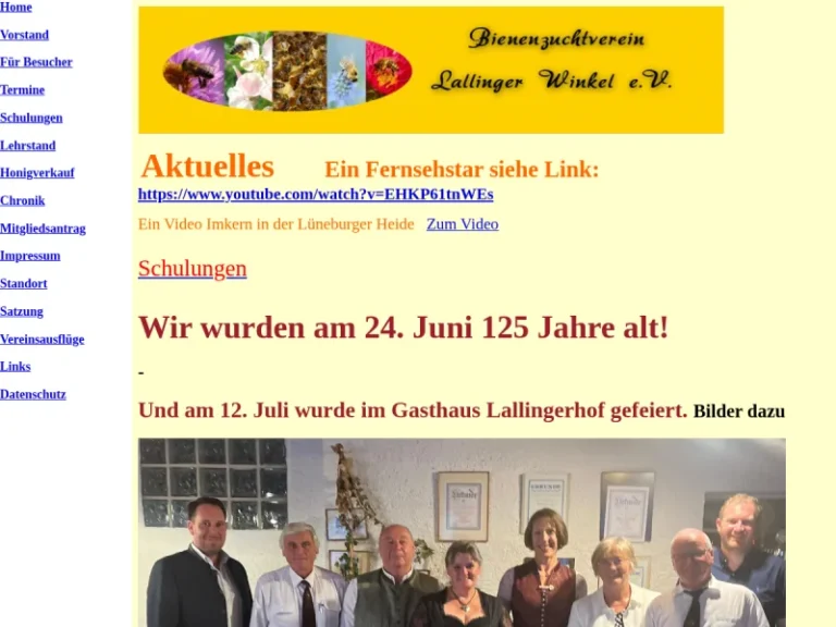 Lehrbienenstand Lallingerwinkel e.V. - Bayern in Hunding