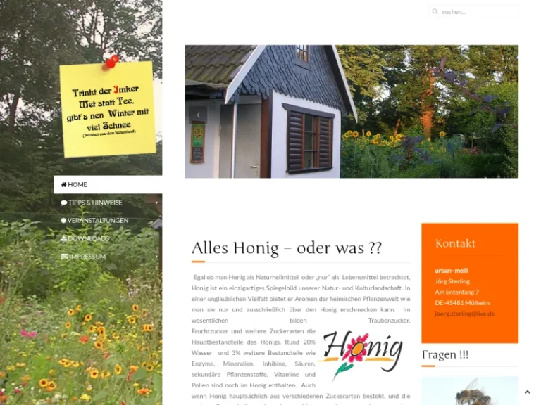 Jörg Sterling, Imkerei - Nordrhein-Westfalen in Duisburg