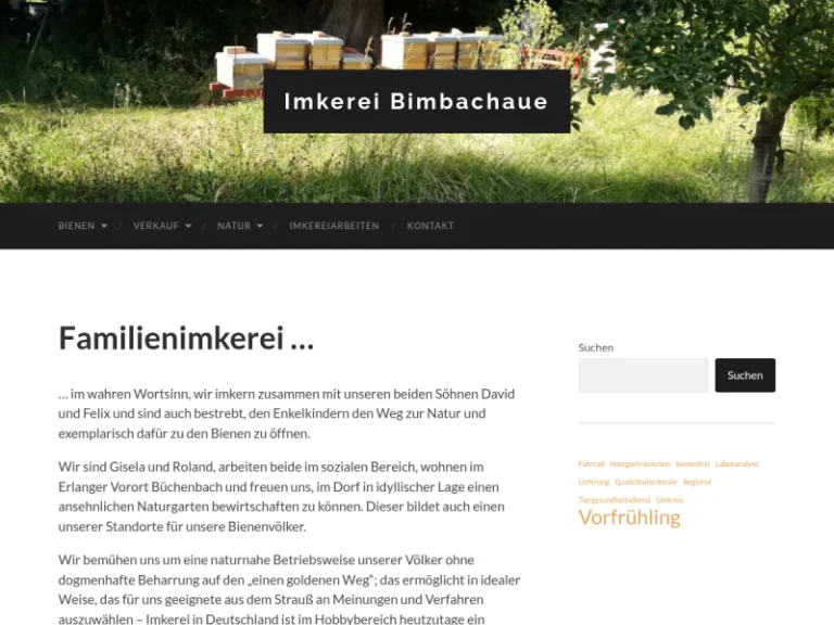 Imkerei Bimbachaue - Bayern in Erlangen