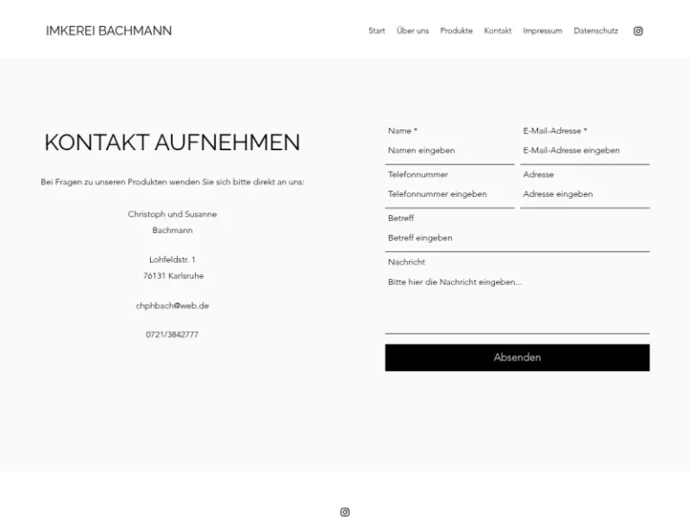 Imkerei Bachmann - Baden-Württemberg in Karlsruhe