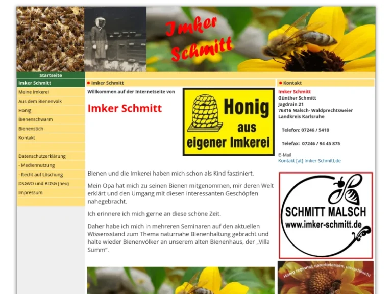 Imker Schmitt - Baden-Württemberg in Malsch