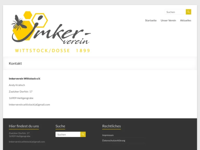 Imkerverein Wittstock eV - Brandenburg in Wittstock/Dosse