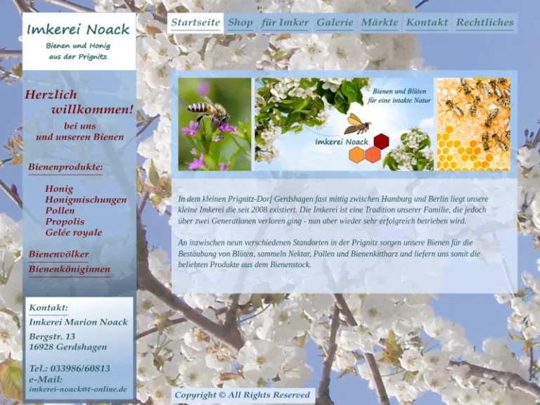 Imkerei Marion Noack - Brandenburg in Gerdshagen