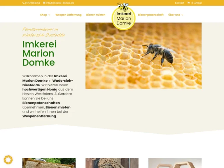 Imkerei Marion Domke - Nordrhein-Westfalen in Wadersloh