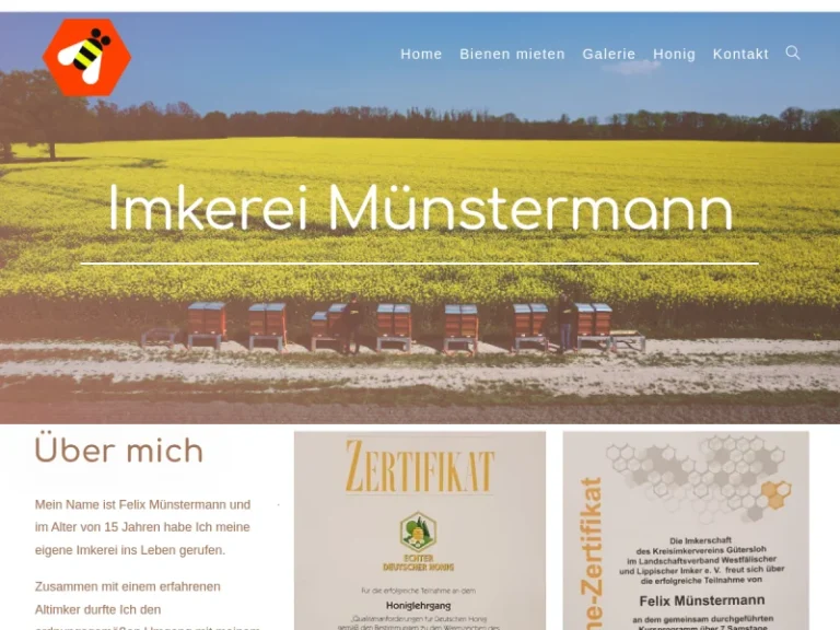 Imkerei Münstermann - Nordrhein-Westfalen in Rheda-Wiedenbrück