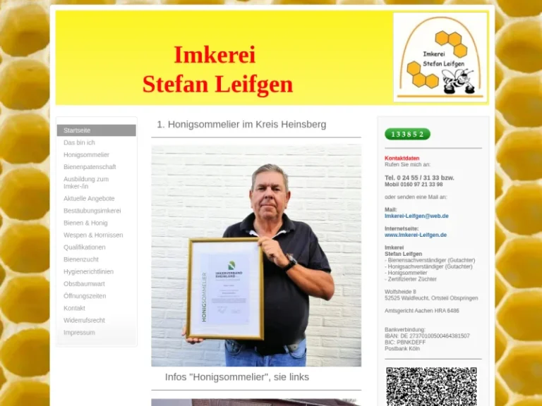 Imkerei Stefan Leifgen - Nordrhein-Westfalen in Waldfeucht