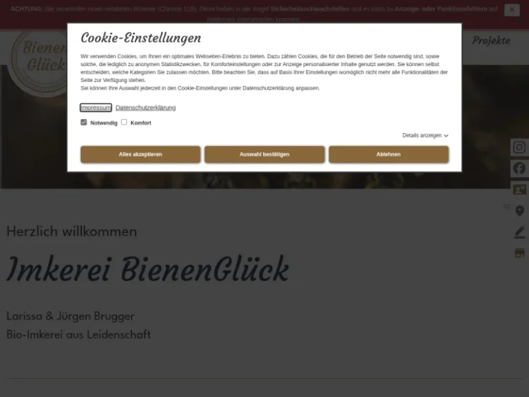 Bio-Imkerei BienenGlück Familie Brugger - Baden-Württemberg in Bodnegg