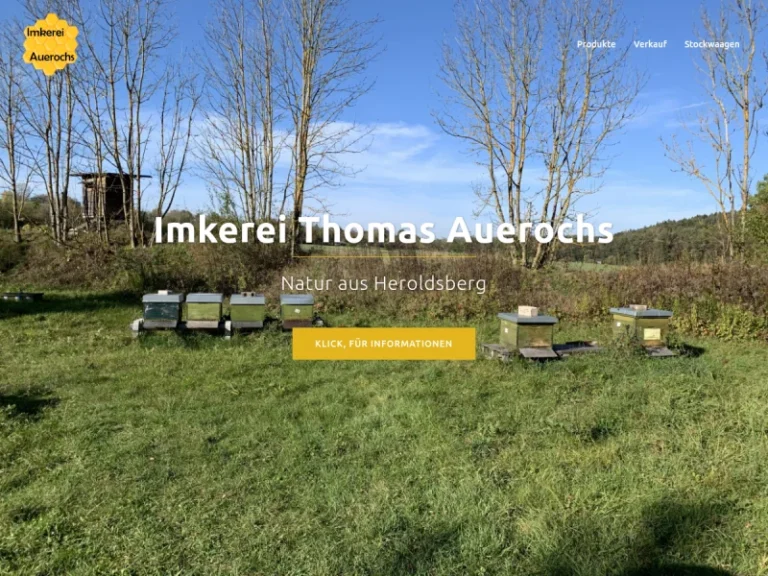 Imkerei Thomas Auerochs - Bayern in Heroldsberg