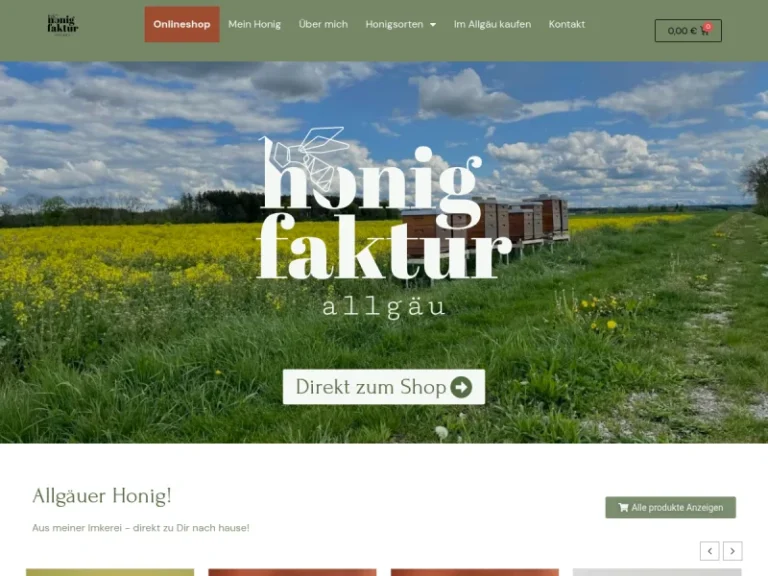 honigfaktur – Imkerei Luis Reckziegel – Allgäuer Honig - Bayern in Kaufbeuren