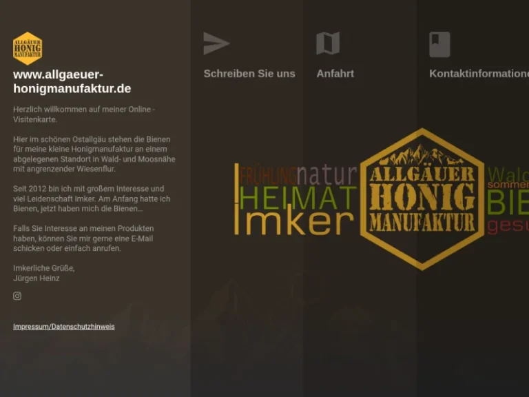 Allgäuer Honigmanufaktur - Bayern in Bidingen