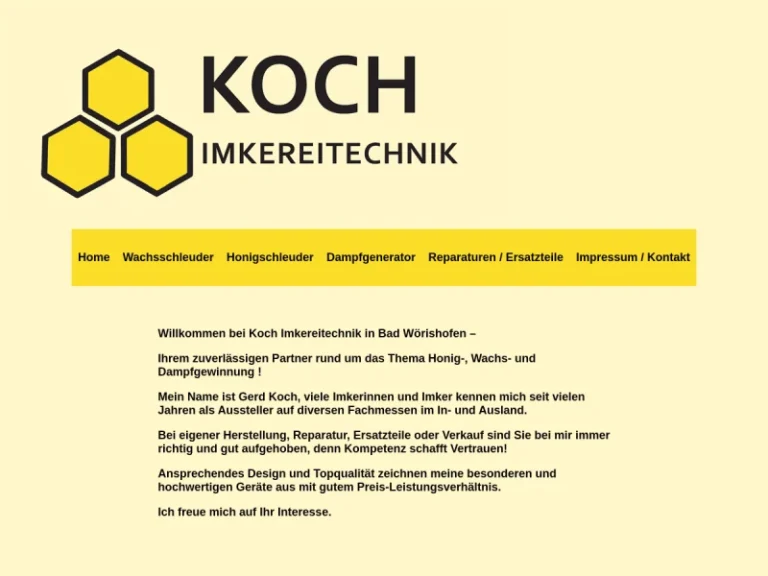 Koch Imkereitechnik - Bayern in Bad Wörishofen