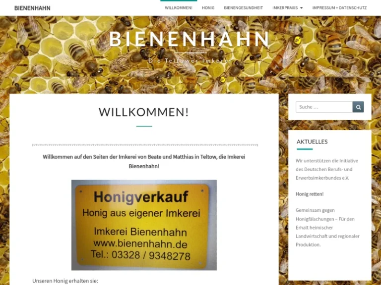 Imkerei Bienenhahn - Brandenburg in Teltow