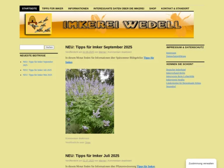 Imkerei Wedell Berlin - Berlin in Berlin