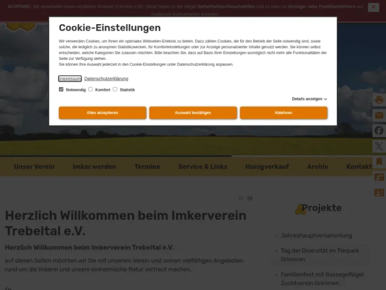 Imkerverein Trebeltal e.V. - Mecklenburg-Vorpommern in Grammendorf