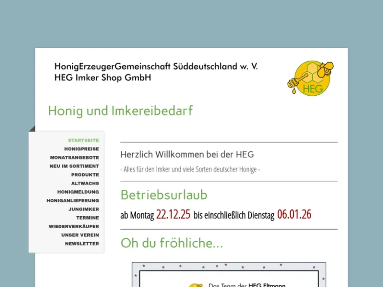 Heg Imker Shop GmbH - Bayern in Eltmann