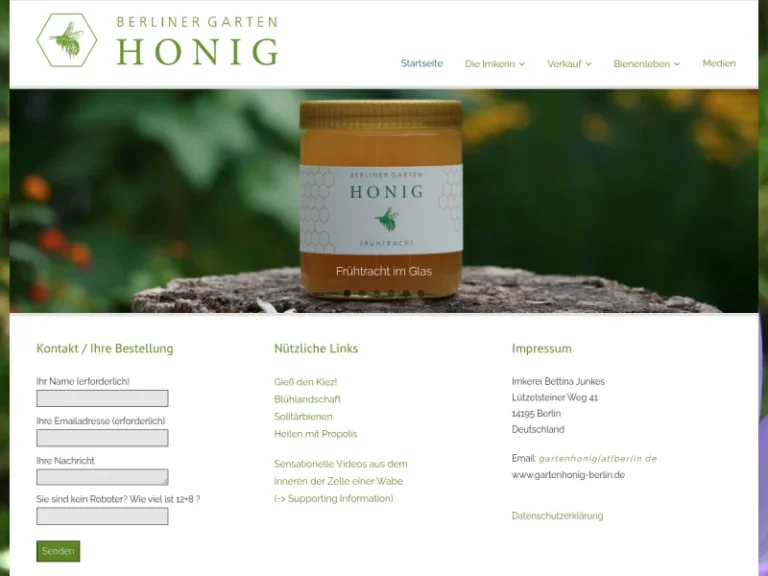 Imkerei Berliner Garten Honig - Berlin in Berlin