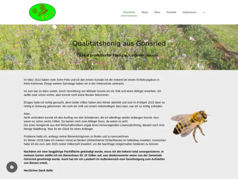 Imkerei Richard Barnsteiner - Bayern in Görisried