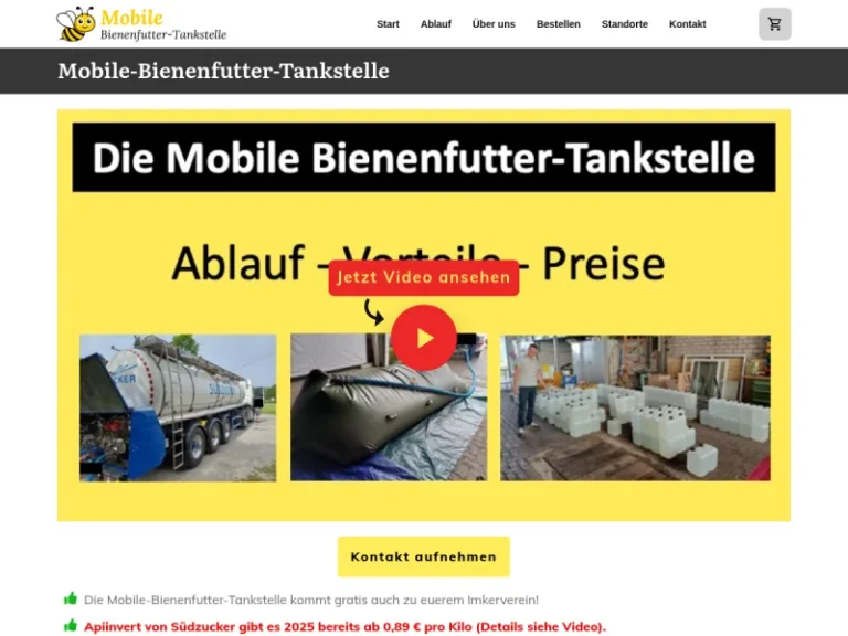 Mobile-Bienenfutter-Tankstelle.de - Bayern in Augsburg