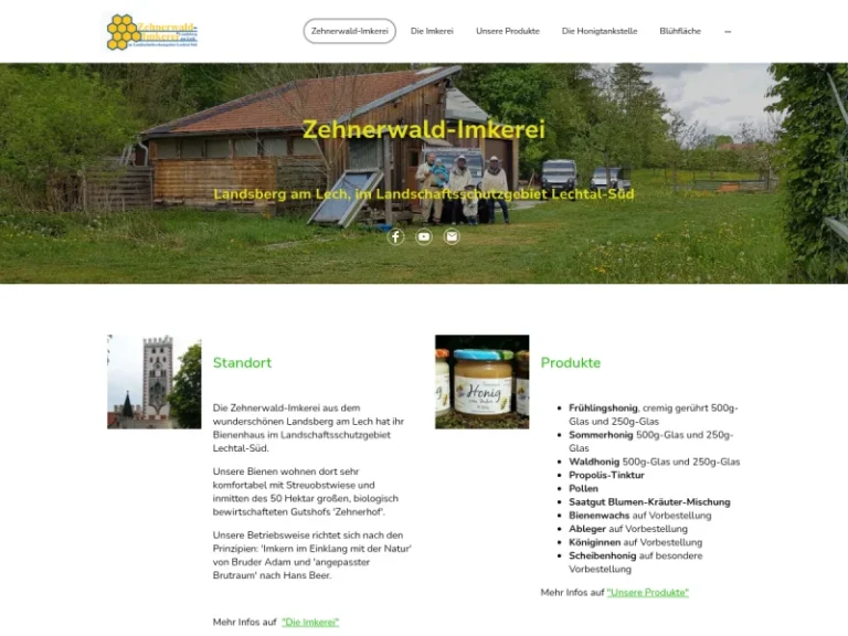 Bienenhaus der Zehnerwald-Imkerei - Bayern in Landsberg am Lech