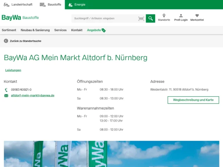 BayWa AG Mein Markt Altdorf b. A. Nürnberg - Bayern in Altdorf bei Nürnberg