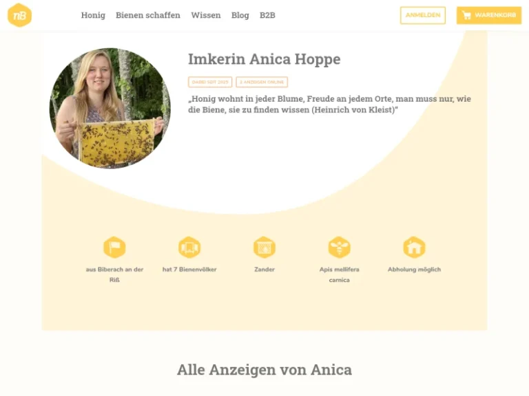 Imkerei Anica & Alex - Baden-Württemberg in Biberach an der Riß