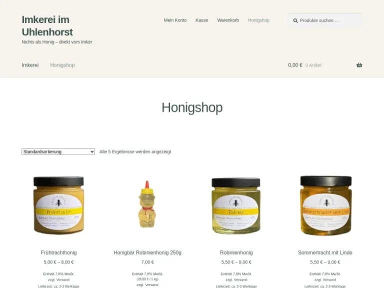 Imkerei im Uhlenhorst - Brandenburg in Zossen