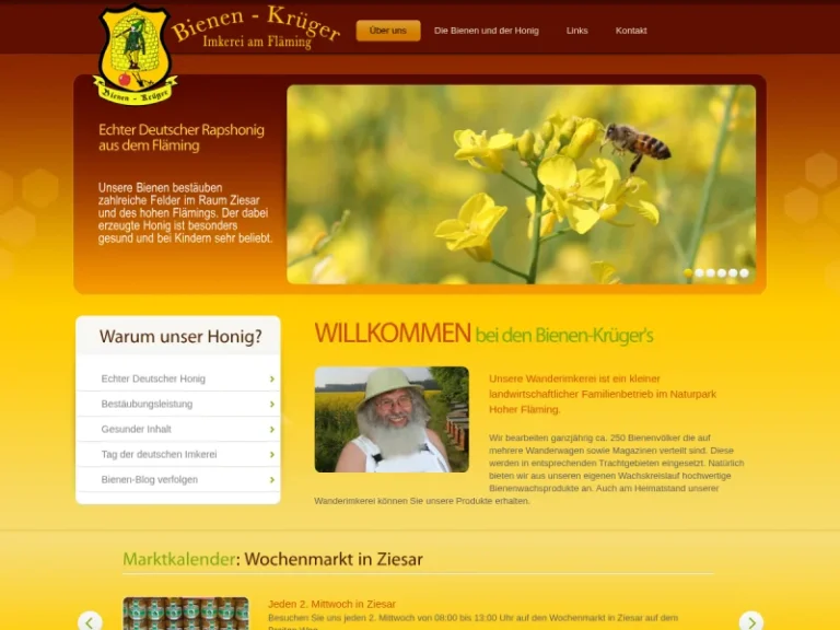 Horst Krüger Imkerei am Fläming - Brandenburg in Ziesar