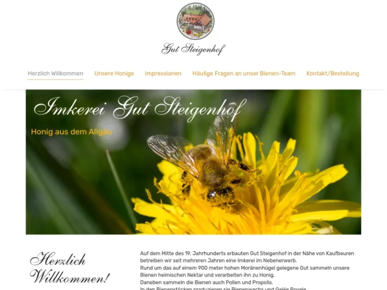 Imkerei Gut Steigenhof - Bayern in Kaufbeuren