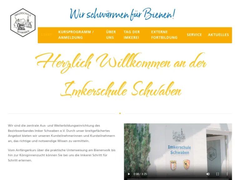 Imkerschule Schwaben - Bayern in Kaufbeuren