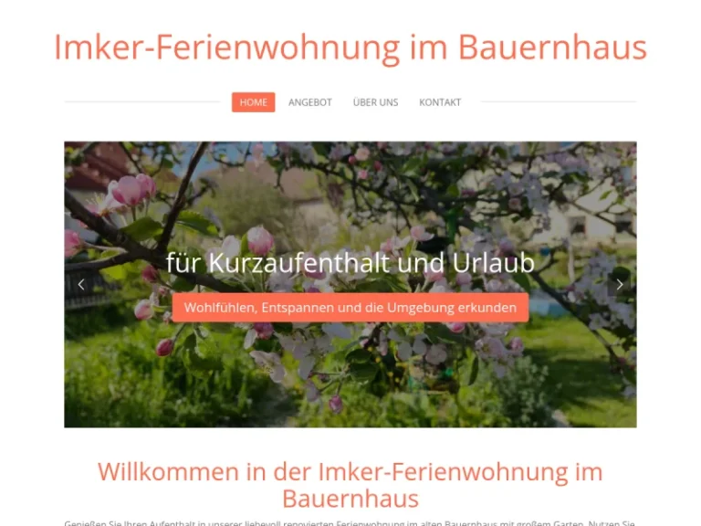 Imker-Ferienwohnung, Marktstr. 20, 72531 Hohenstein - Baden-Württemberg in Hohenstein