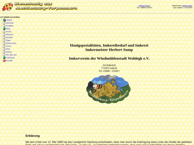 Herbert Sump - Mecklenburg-Vorpommern in Lindetal