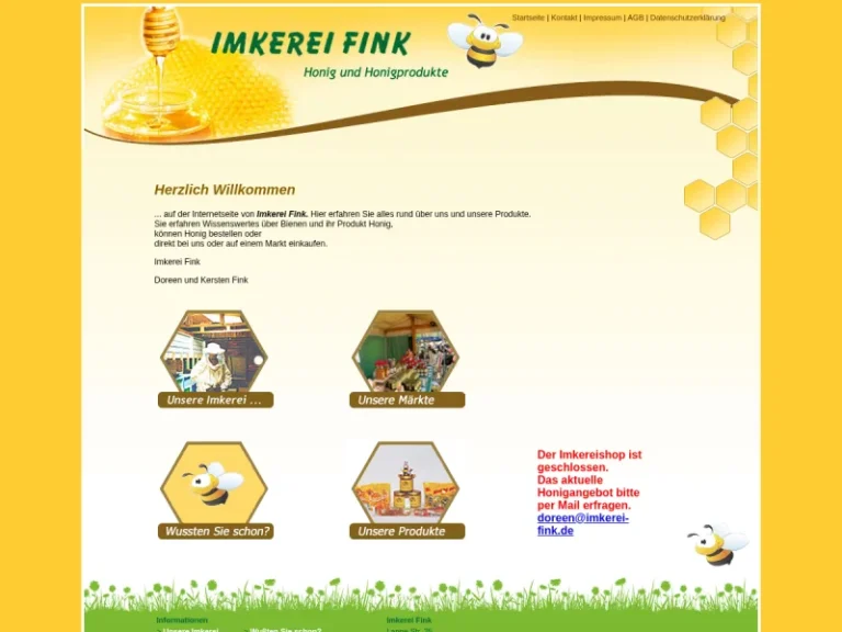 Imkerei Fink - Mecklenburg-Vorpommern in Burow